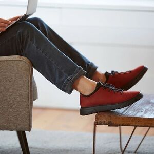 Samuel Hubbard Men's Flight Rust Nubuck Sneaker Shoes